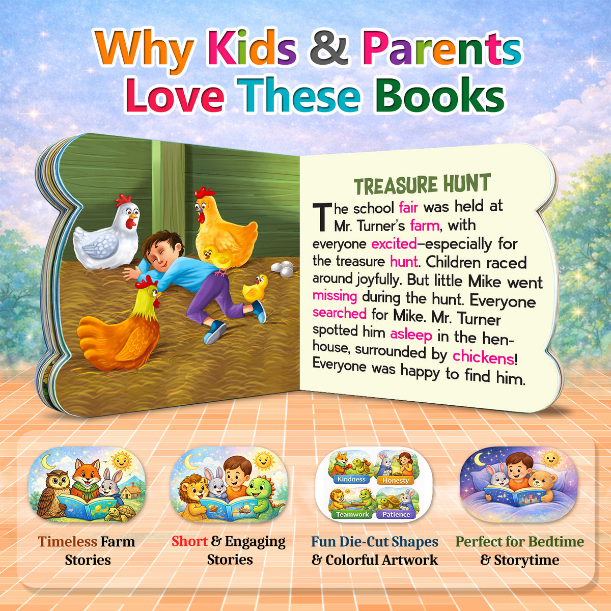 Fairy Tales + Farm Stories | 2-Book Story Combo for Kids 3+