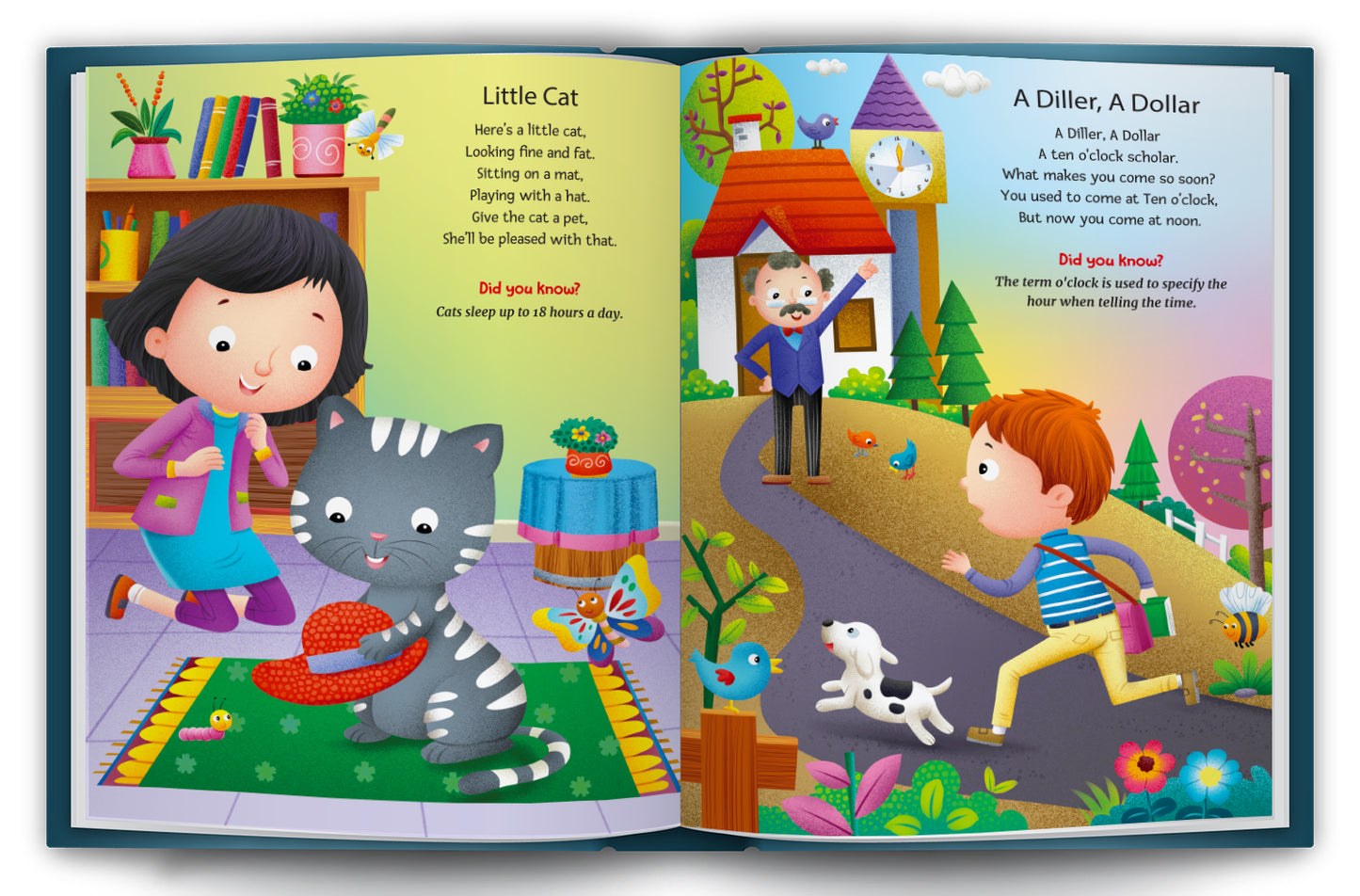 My Fabulous Rhymes Book 4 | Illustrated Nursery Rhymes Book for Early Readers & Early Learning