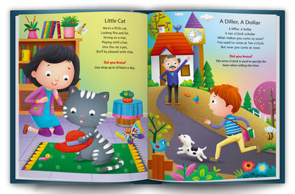 My Fabulous Rhymes Book 4 | Illustrated Nursery Rhymes Book for Early Readers & Early Learning