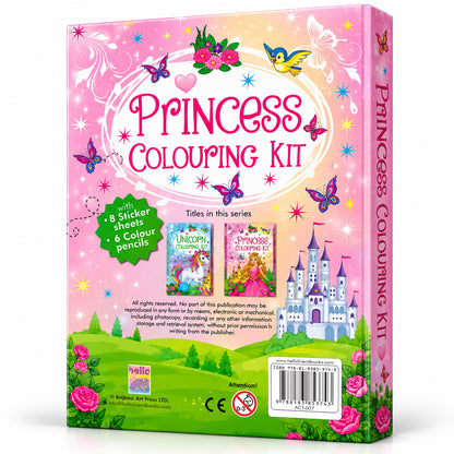 Princess Colouring Kit | Princess Coloring & Creative Activity Kit for Kids | Magical Art & Learning Kit