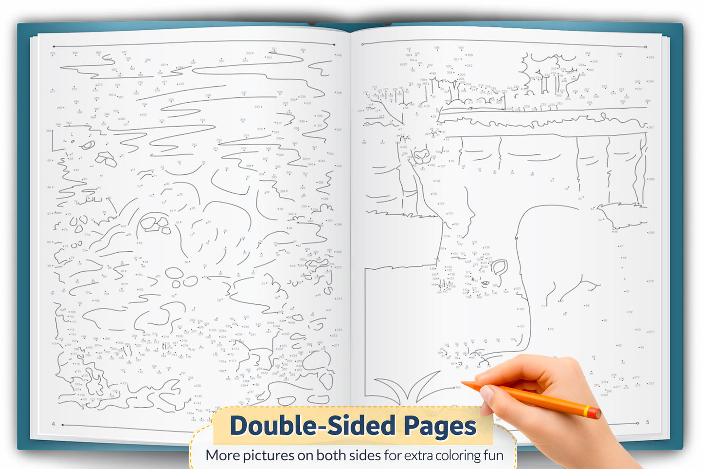 Extraordinary Connecting Dots – Mona Lisa | Dot-to-Dot Activity Book for Kids | Fun Learning Workbook