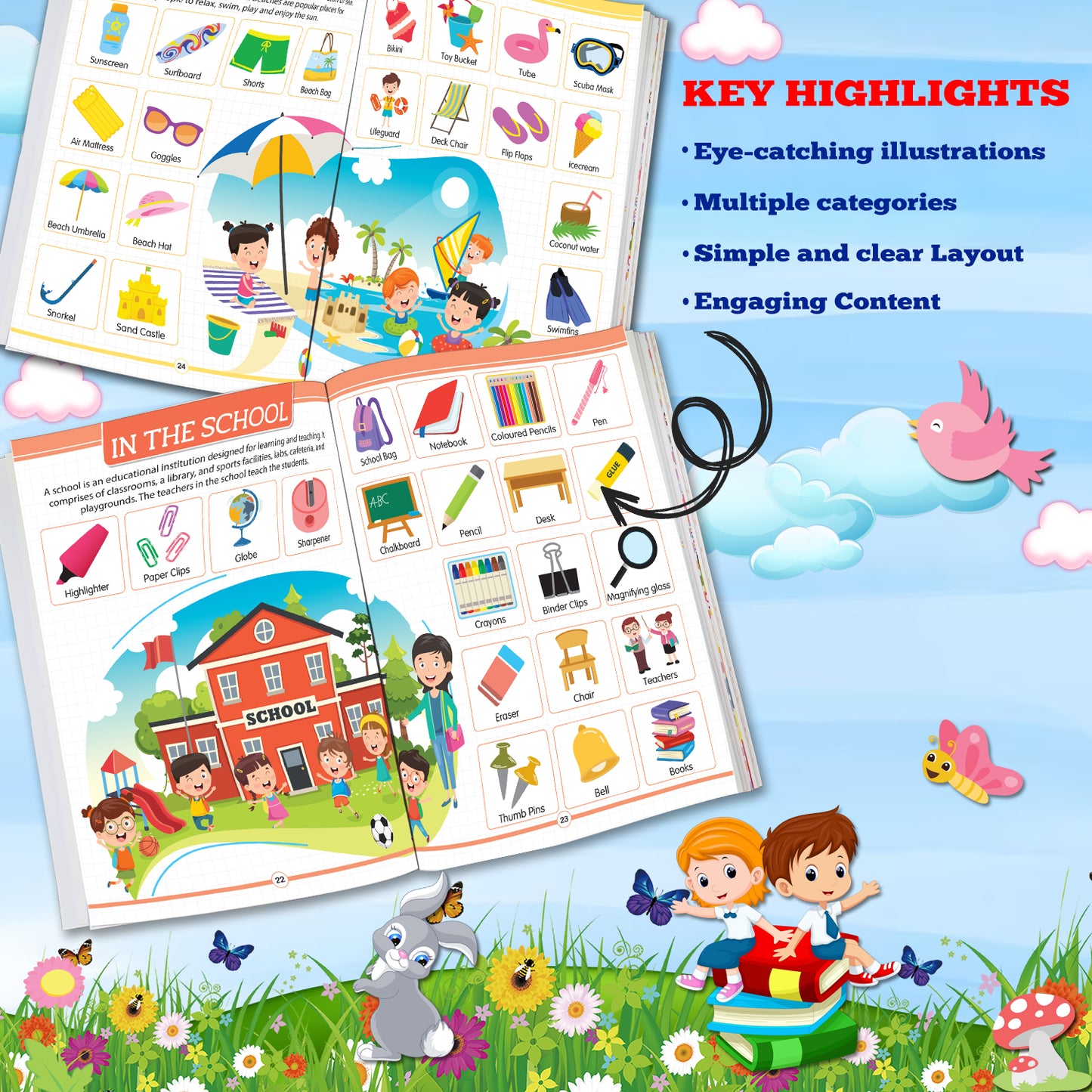 My First 500 Words | Picture Knowledge Book for Kids | Early Learning Vocabulary Book