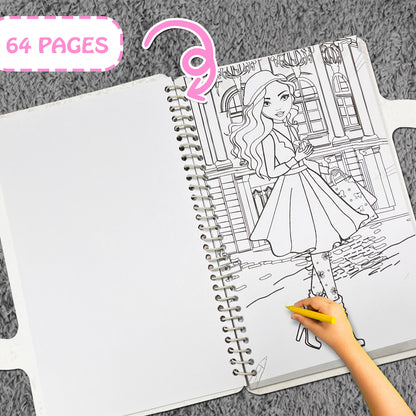 My Fashion Colouring Bag | Fashion Coloring & Creative Activity Kit for Kids