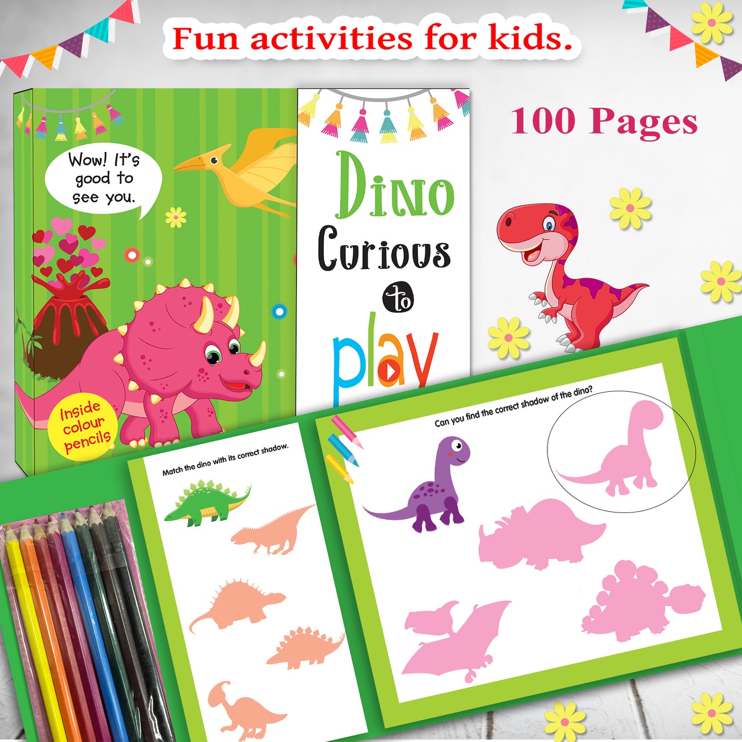 Unicorn Activity Pack | Unicorn Activity & Colouring Book for Kids | Fun Learning Art & Activity Kit