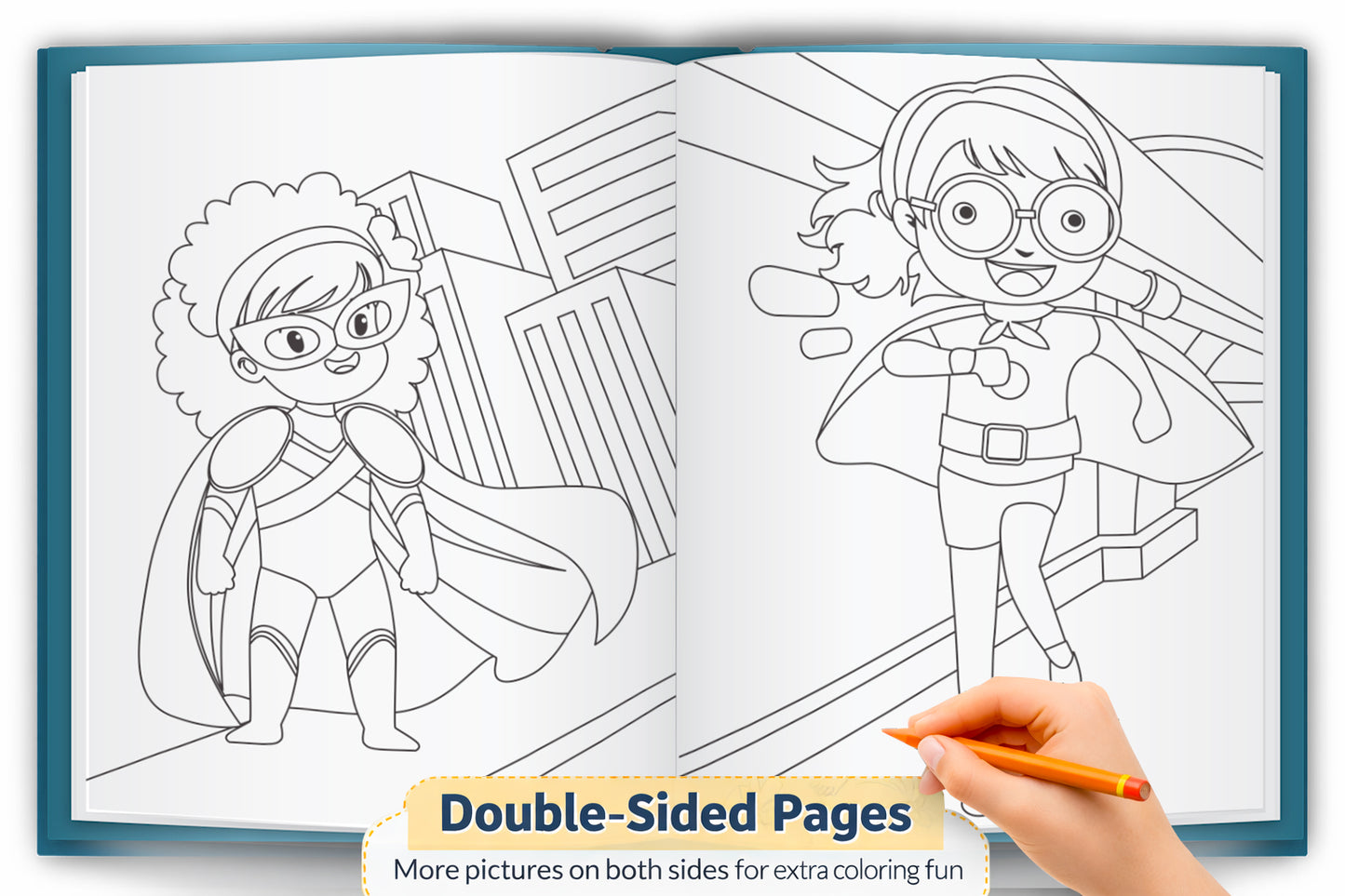 My Super Girl Colouring Book | Girls Colouring Activity Book for Kids | Creative Learning & Fun Colouring Book