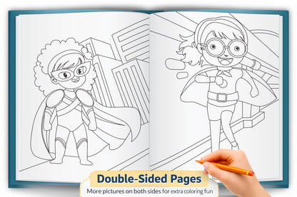 My Super Girl Colouring Book | Girls Colouring Activity Book for Kids | Creative Learning & Fun Colouring Book