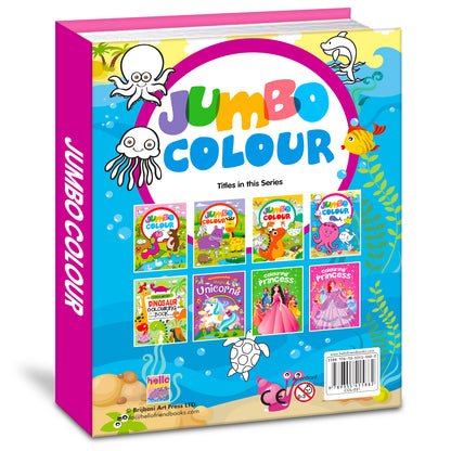 Jumbo Color – Sea Life | Jumbo Sea Animals Coloring Book for Kids | Ocean Coloring Activity Book