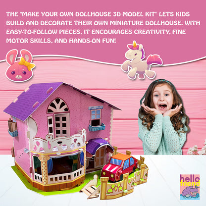 Make your own 3D doll house
