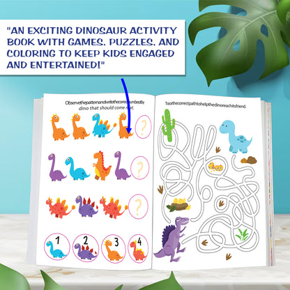 My First Dinosaur Sticker Activity Book | Fun Sticker & Activity Book for Kids
