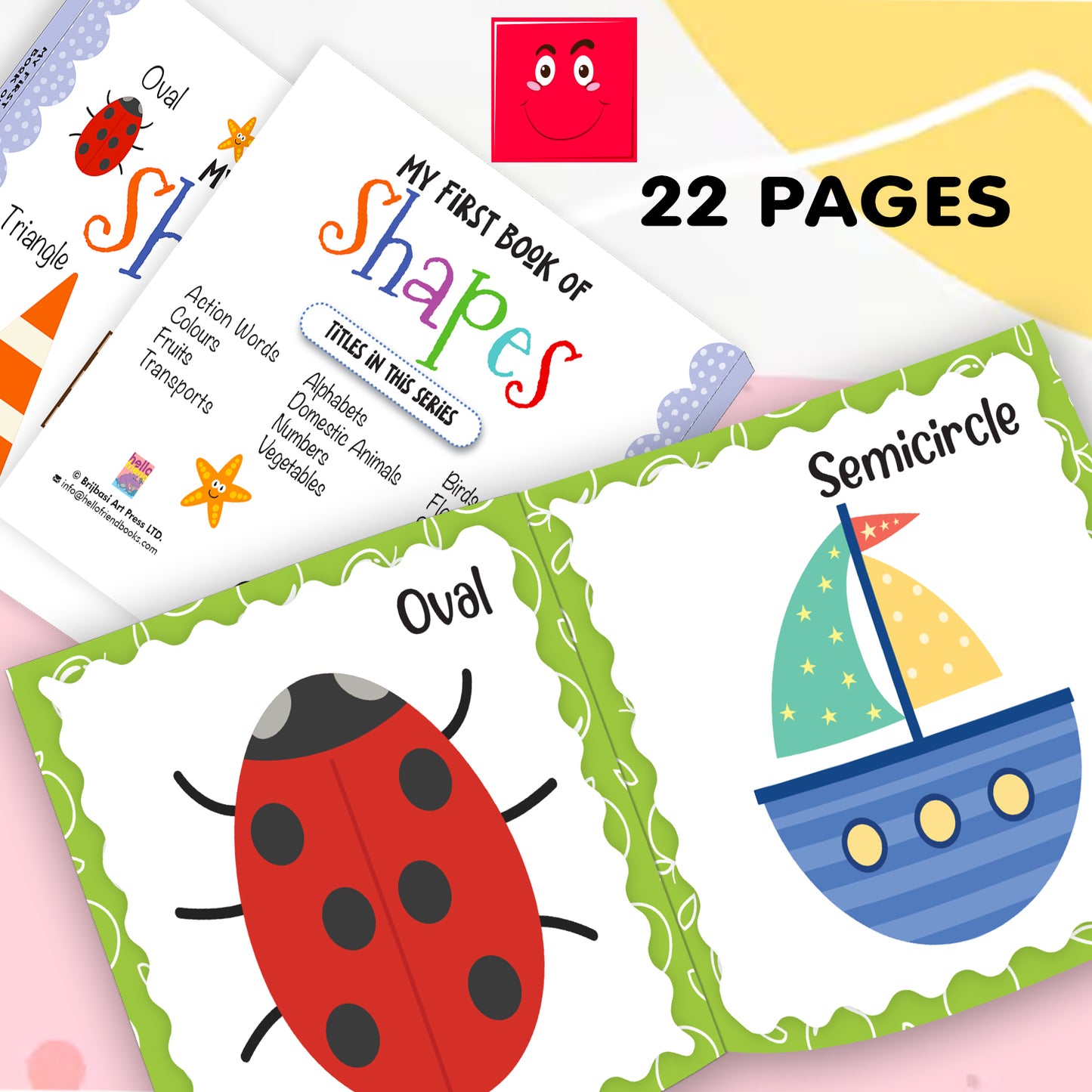 My First Book of Shapes | Shape Learning Board Book for Toddlers | Early Learning Picture Book