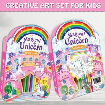 Colouring & Unicorn Creative Art – 2-Book Combo