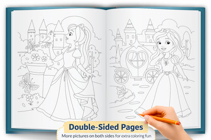 Princess Little Colouring Book | Princess Colouring Activity Book for Kids
