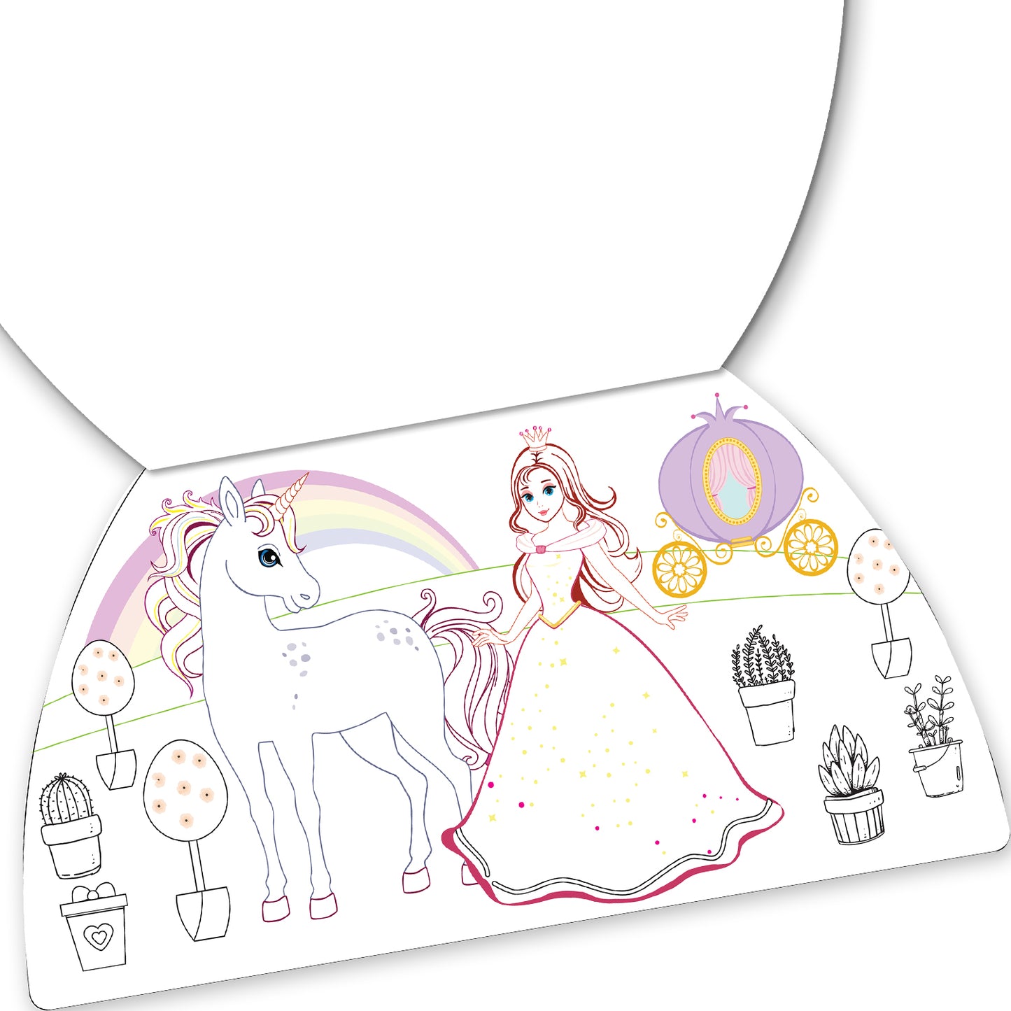 Princess Colouring Kit | Princess Coloring & Creative Activity Kit for Kids | Deluxe Art & Learning Kit