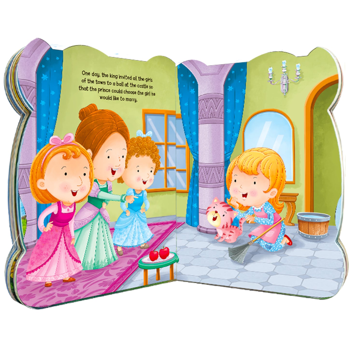 Charming Fairy Tales: Cinderella | Illustrated Story Book for Kids