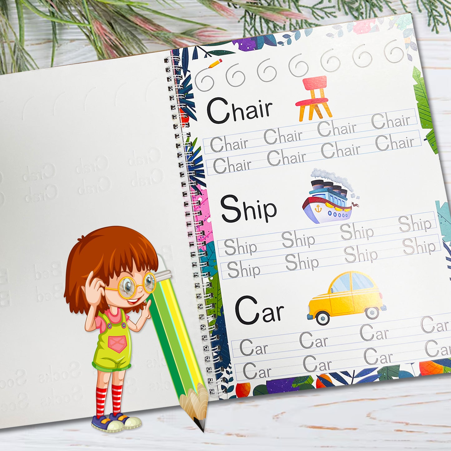 Start Handwriting Workbook – First Words | Kindergarten Ready Writing Practice Book for Kids
