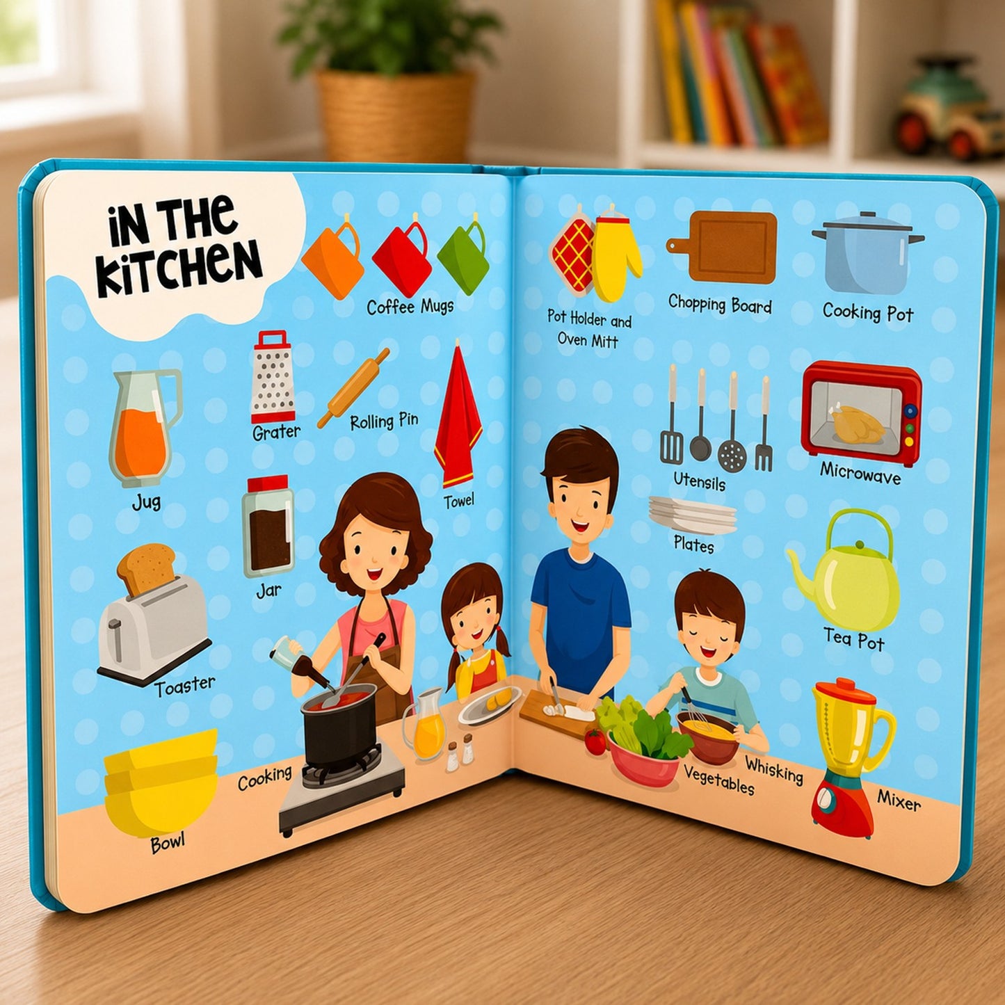 Basic Learning Board Book for Kids | Early Learning Book for Toddlers | First Learning Concepts