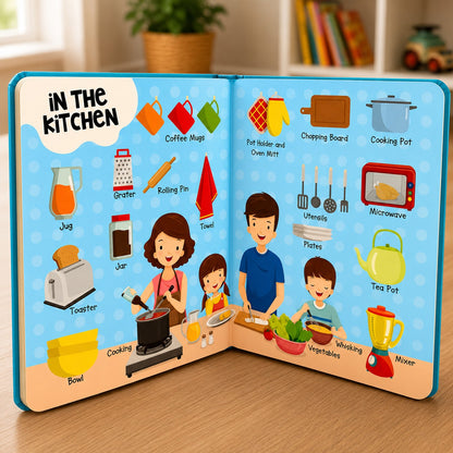 Basic Learning Board Book for Kids | Early Learning Book for Toddlers | First Learning Concepts