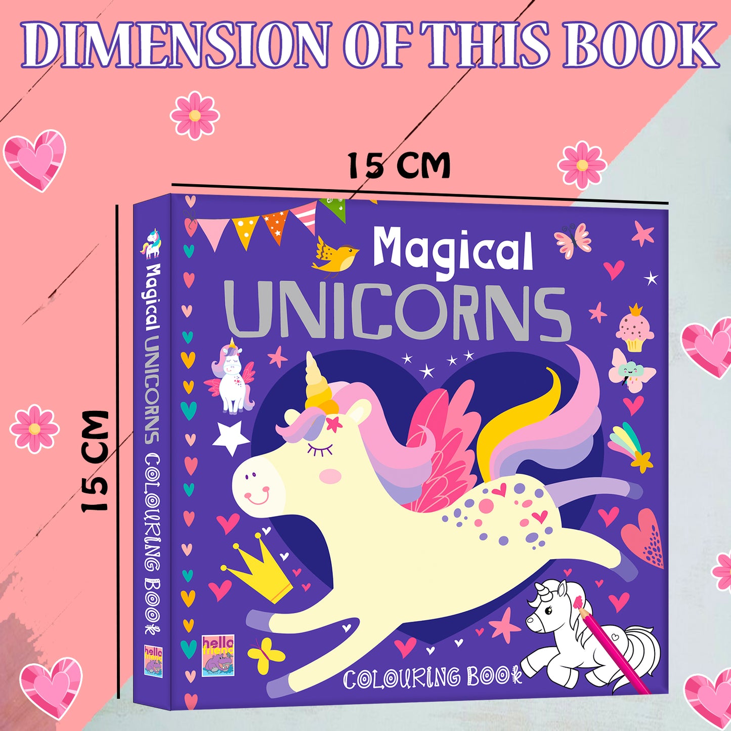 Magical Unicorns Colouring Book: Magical Unicorns Colouring Book