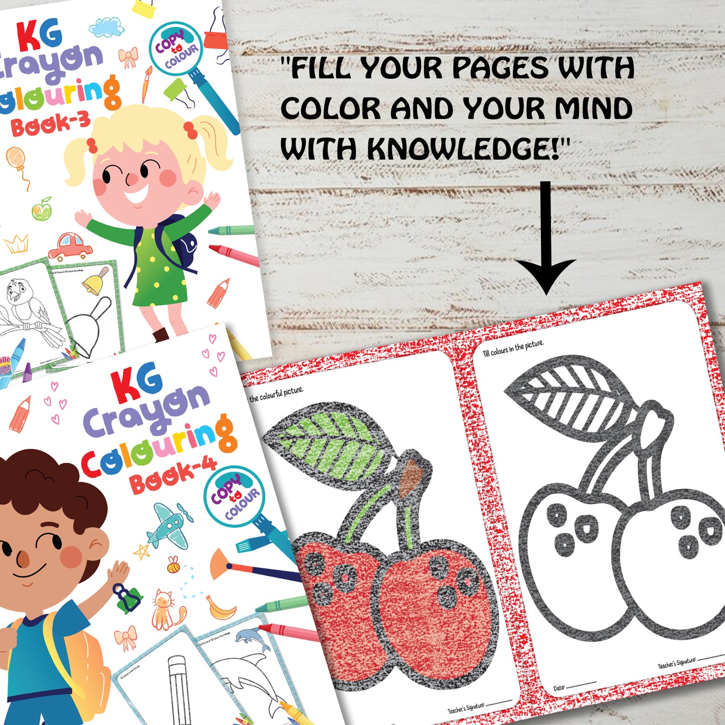 Crayons Colour Magic 5 Book Set | 5-Book Coloring Activity Set with Crayons for Kids