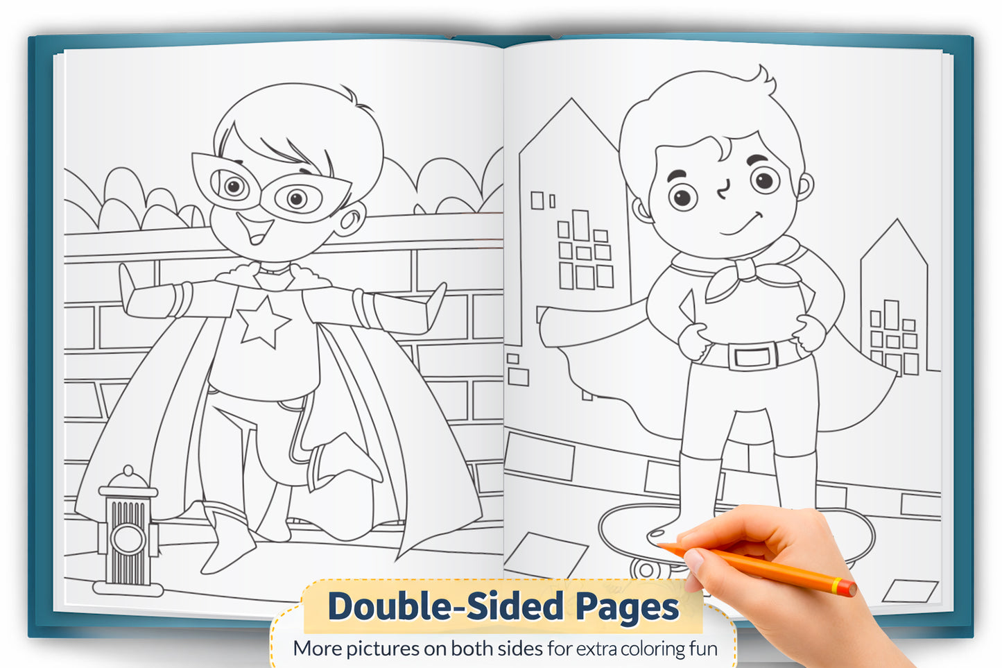 My Super Hero Colouring Book | Superhero Colouring Activity Book for Kids