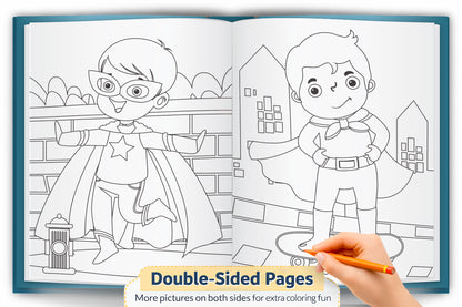 My Super Hero Colouring Book | Superhero Colouring Activity Book for Kids