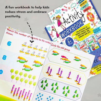 Activity Workbook 6+ Years - 500+ satisfied customers child using workbook