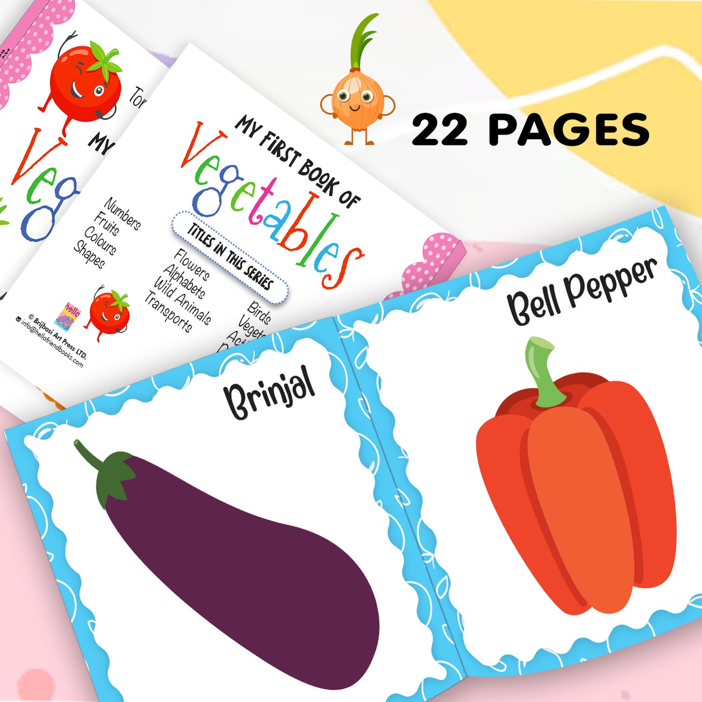 My First Book of Vegetables | Vegetable Learning Board Book for Toddlers | Early Learning Picture Book
