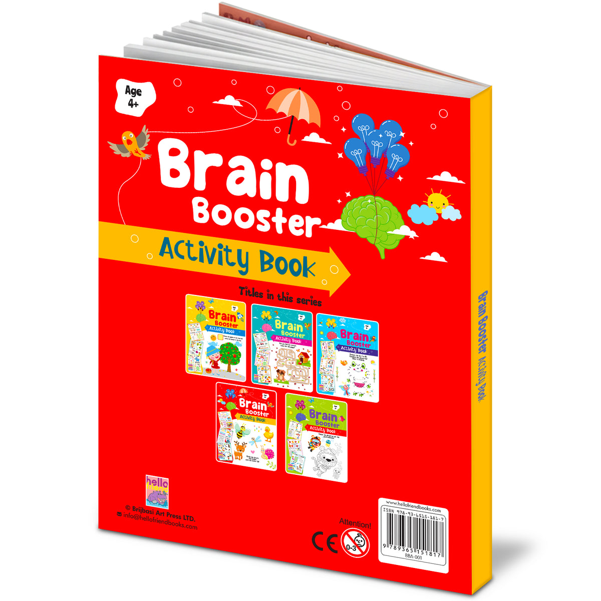 Brain Booster Activity Book 1 (Age 4+)