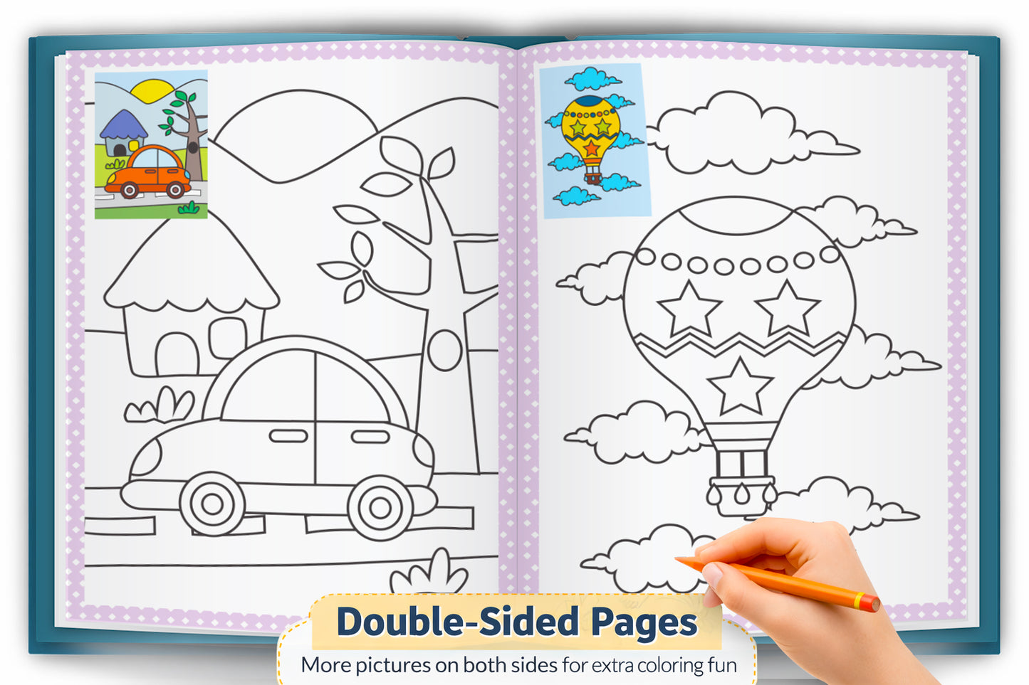 Copy to Colour – Vehicles Book | Learn & Color Cars, Trucks, and More | Copy & Color Activity Book for Kids