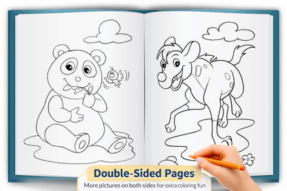 Animals Little Colouring Book | Animal Colouring Activity Book for Kids