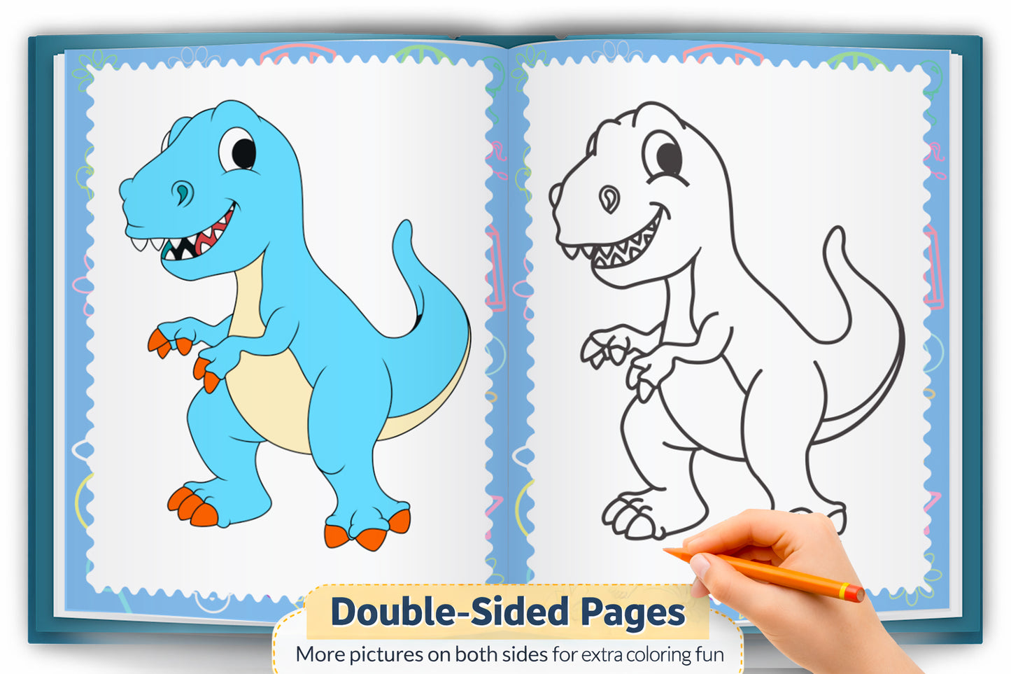 My first dinosaurs - copy to colour book