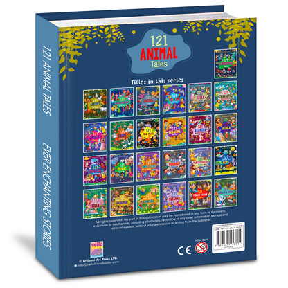 121 Animal Tales Stories | Illustrated Animal Story Book for Kids