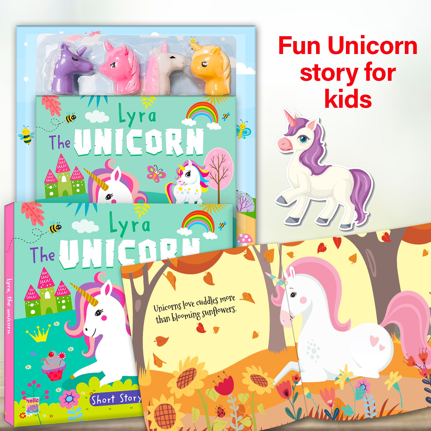 Lyra the Unicorn Magic & Activity Book for Kids | Hello Friends