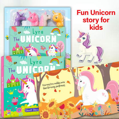 Lyra the Unicorn | Magic & Activity Book for Kids | Interactive Creative Activity Kit