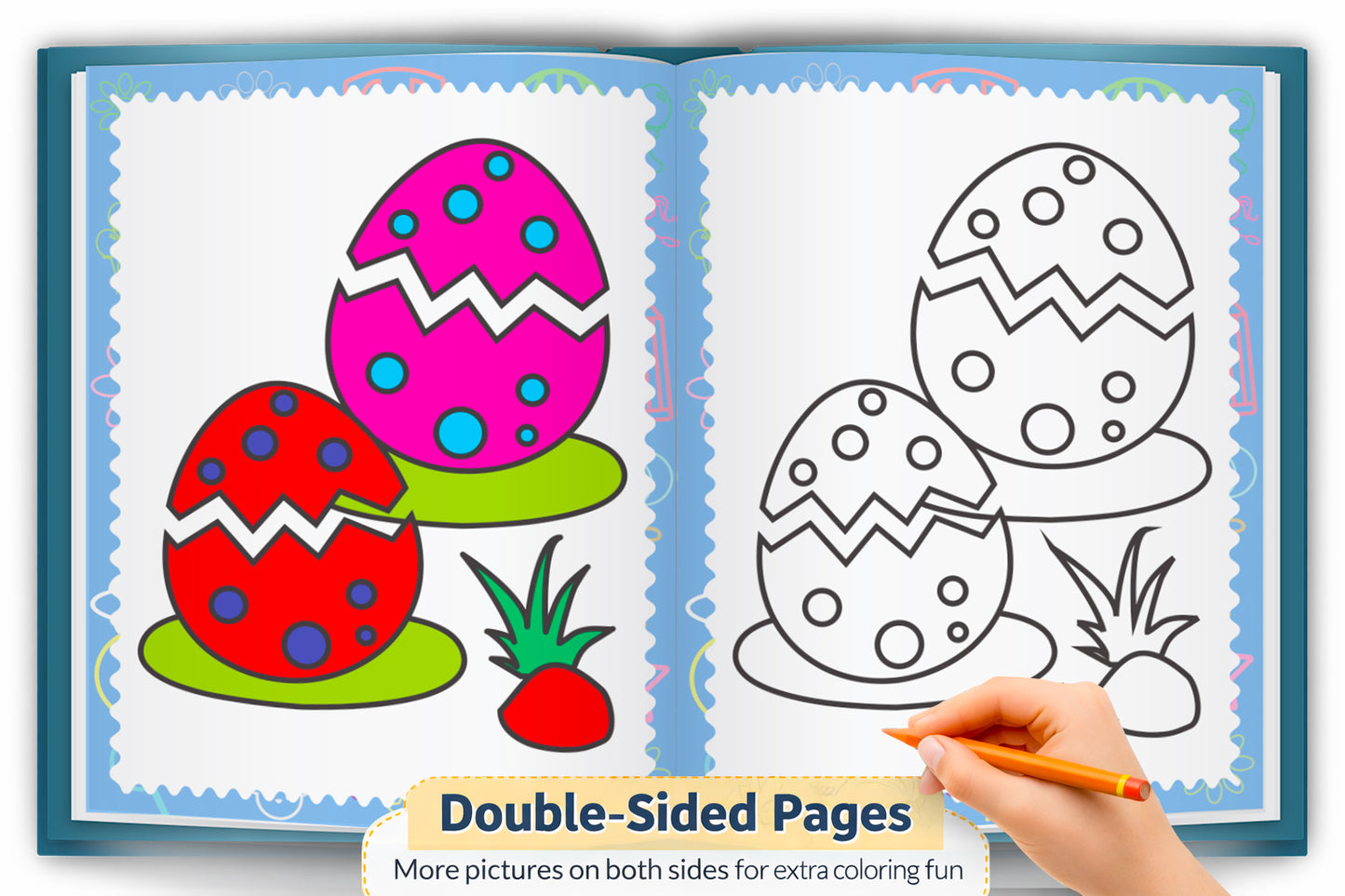 My First Jumbo – Copy to Colour Book | Jumbo Copy & Color Activity Book for Kids | Early Learning Coloring Book