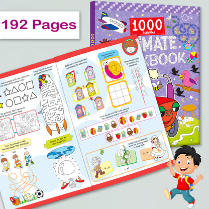 1000 Activities Ultimate Workbook - Front and back cover flat lay