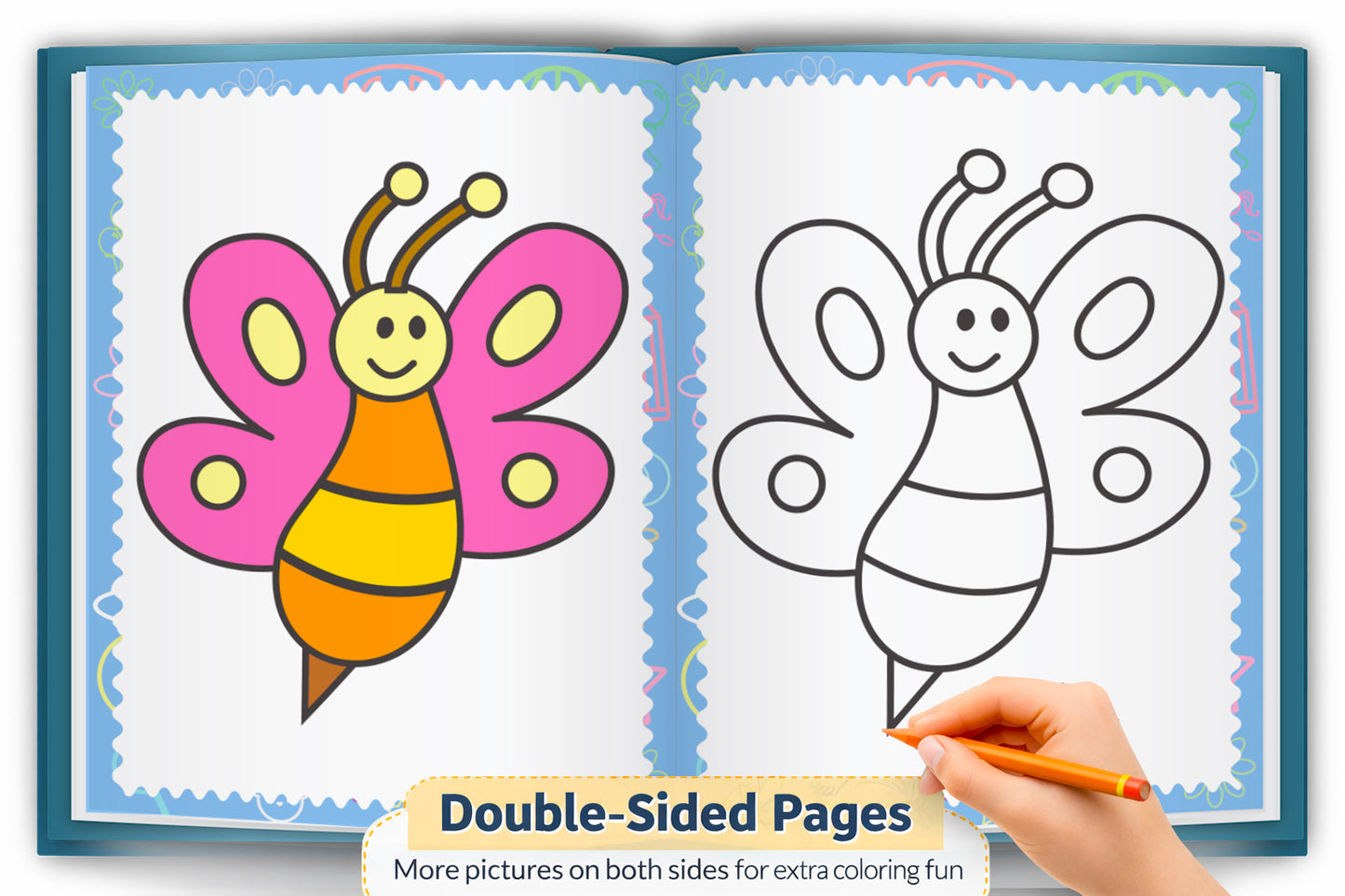 My First Super – Copy to Colour Book | Super Copy & Color Activity Book for Kids | Early Learning Coloring Book