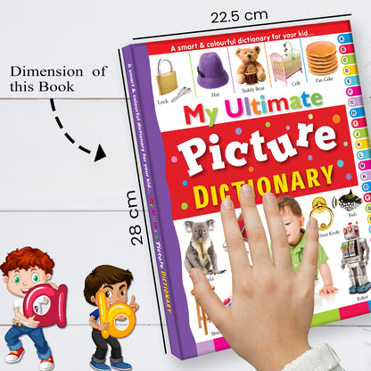 My Ultimate Picture Dictionary | Illustrated Picture Knowledge Book for Kids | Early Learning Vocabulary Book