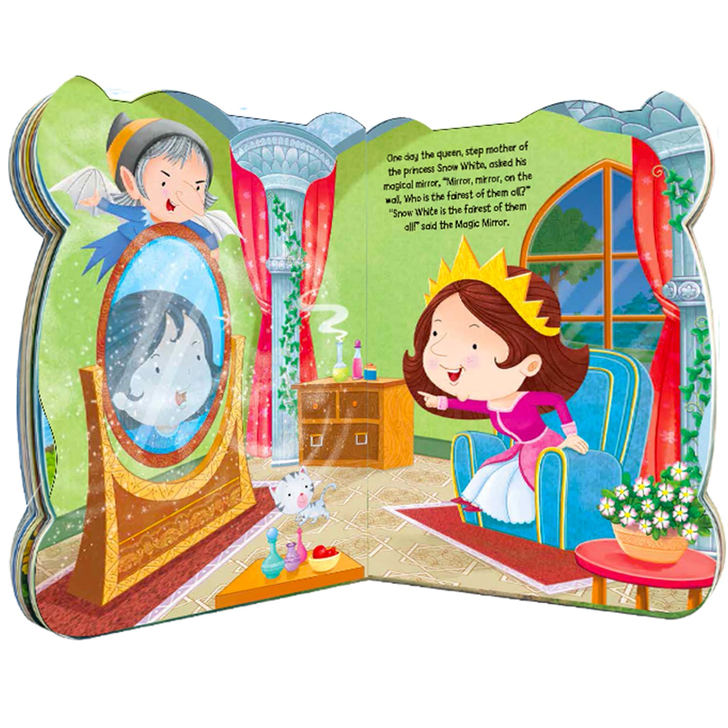 Snow White and The Seven Dwarfs | Illustrated Story Book for Kids