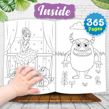 365 Colouring Book - 4A