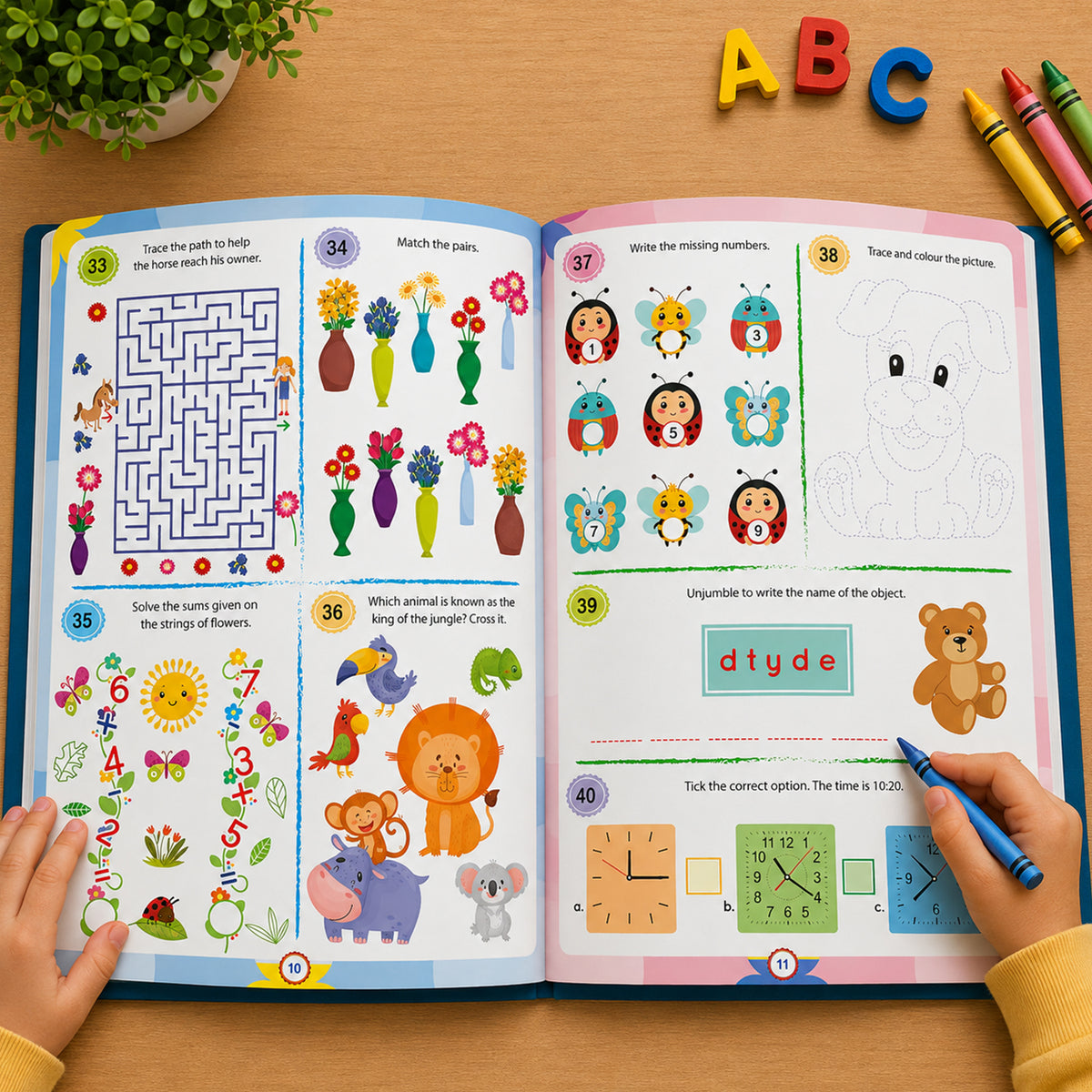 Brain Booster Activity Book (Age 5+) | Educational Puzzle & Logic Activity Book for Kids