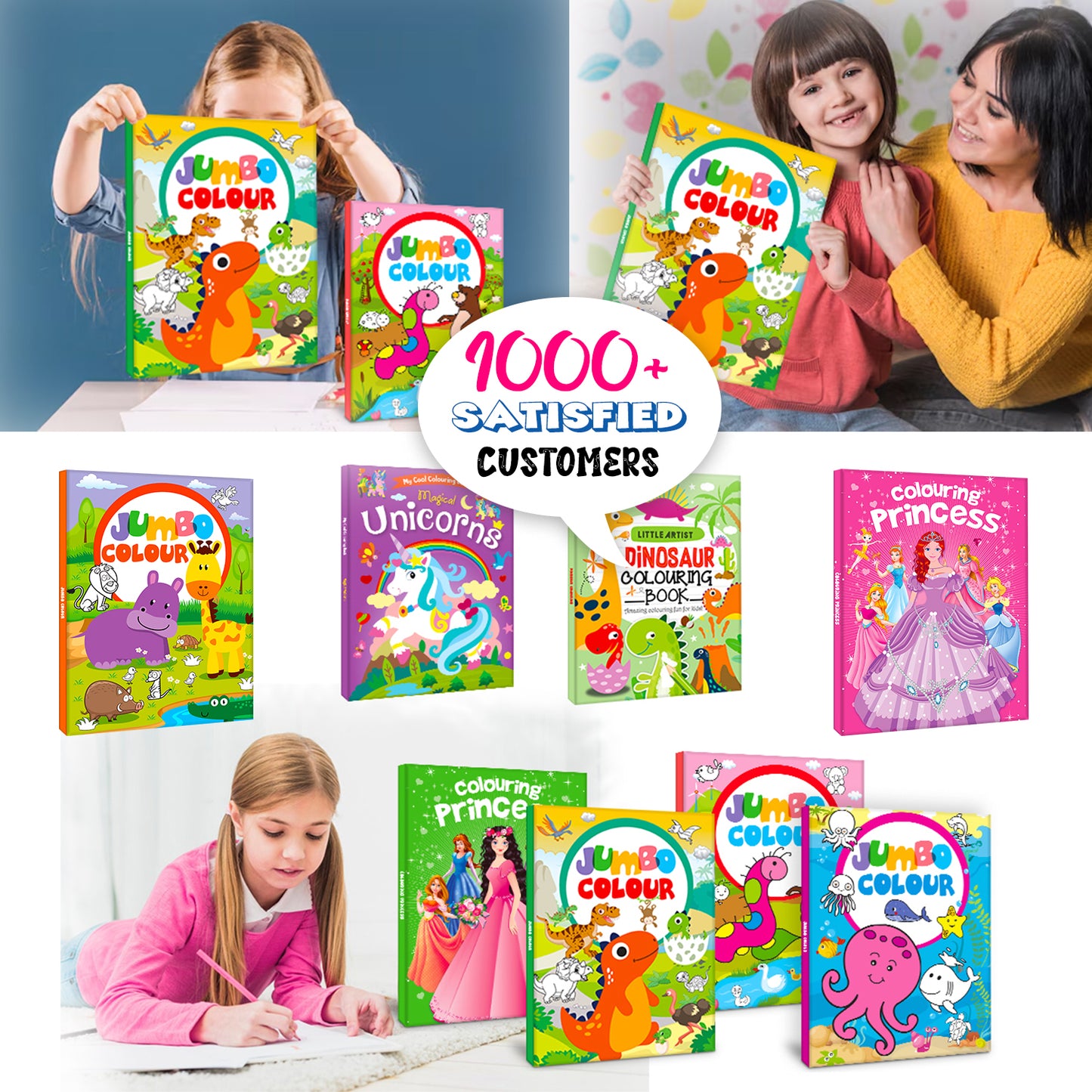 Jumbo Color – Dinosaurs | Jumbo Dinosaur Coloring Book for Kids | Big Prehistoric Activity Book