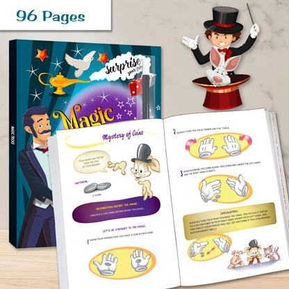 Magic Tricks Activity Kit for Kids | Fun & Easy Magic Tricks Book | Interactive Activity & DIY Kit