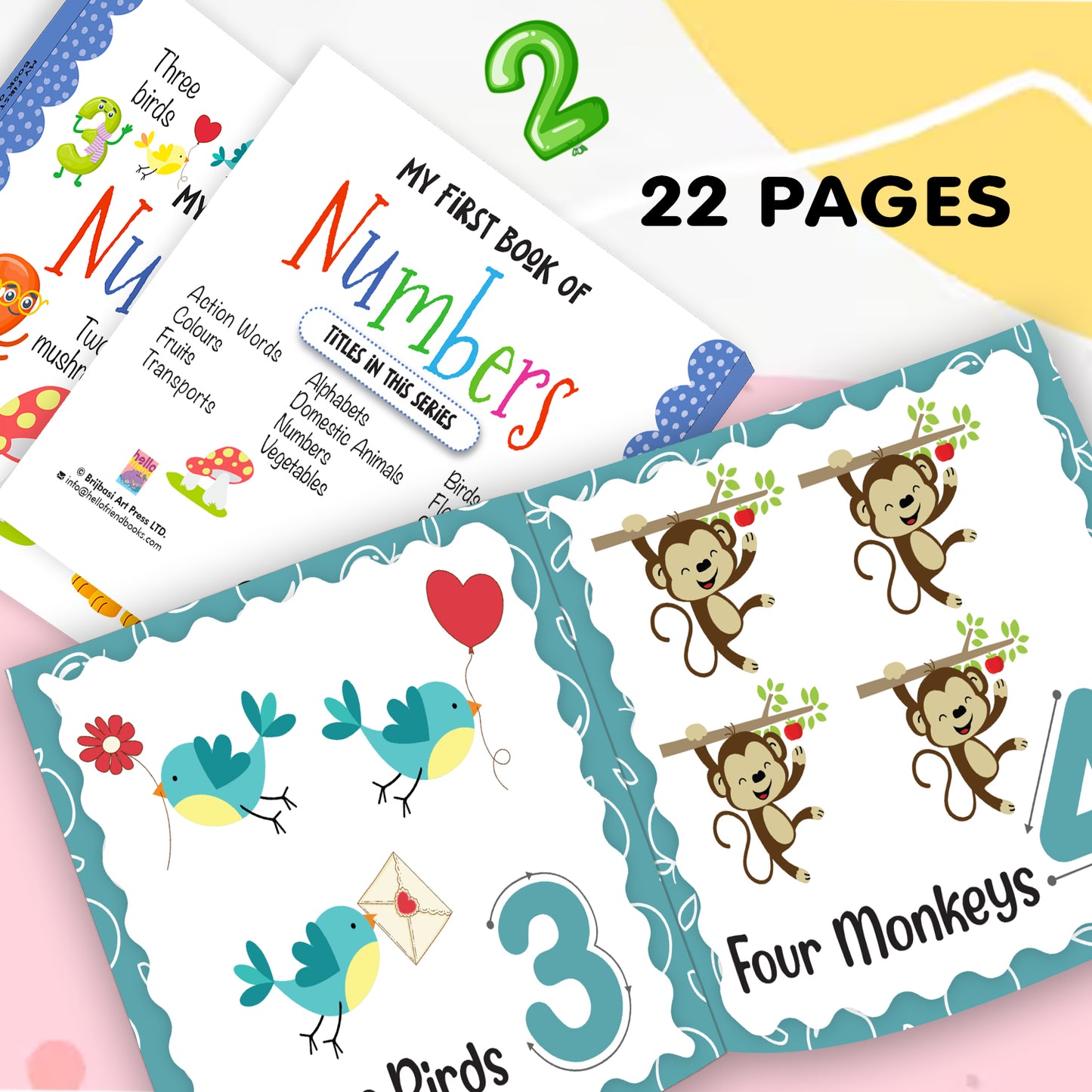 My First Book of Numbers | Number Learning Board Book for Toddlers | Early Learning & Counting