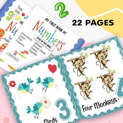 My First Book of Numbers | Number Learning Board Book for Toddlers | Early Learning & Counting