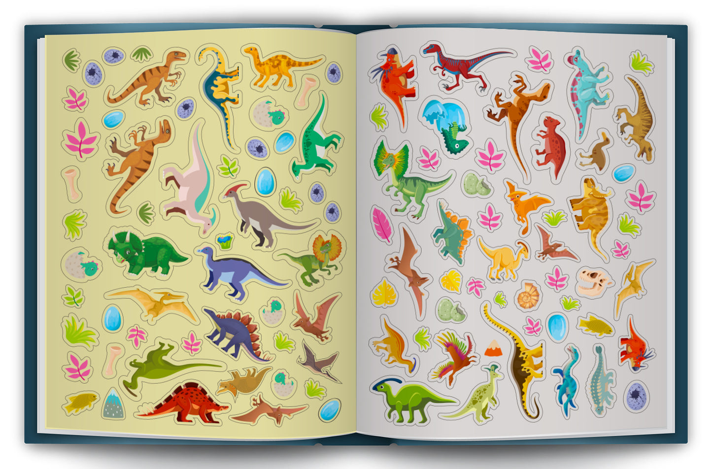 500 Dinosaur Stickers Book | Mega Sticker Activity Book for Kids | Creative Play & Fun Learning