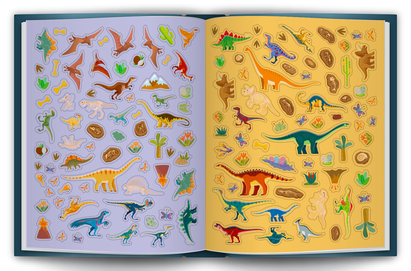 500 Dinosaur Stickers Book | Mega Sticker Activity Book for Kids | Creative Play & Fun Learning