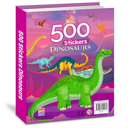 500 Dinosaur Stickers Book | Mega Sticker Activity Book for Kids | Creative Play & Fun Learning