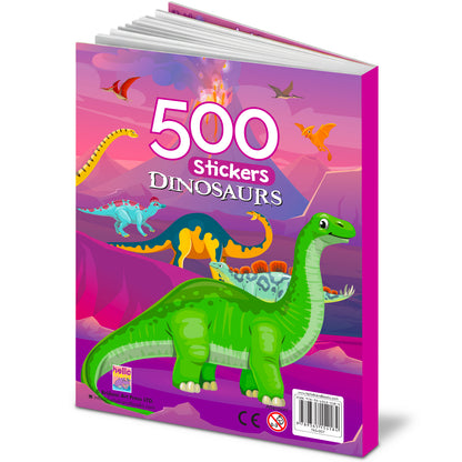 500 Dinosaur Stickers Book | Mega Sticker Activity Book for Kids | Creative Play & Fun Learning