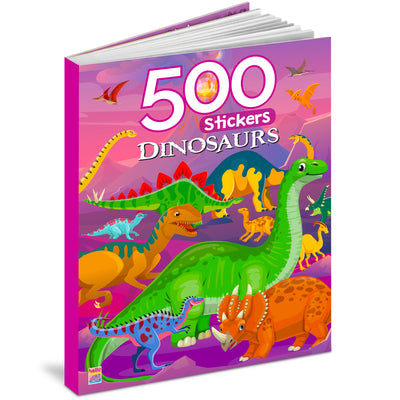 500 Dinosaur Stickers Book | Mega Sticker Activity Book for Kids | Creative Play & Fun Learning
